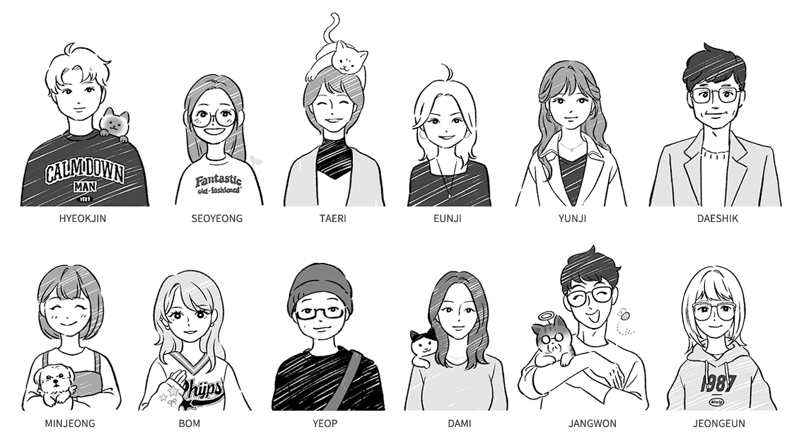 허쉬위쉬 멤버 소개 이미지