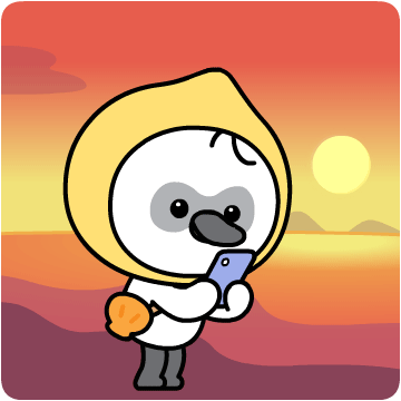 강화군 저어니 캐릭터 이모티콘