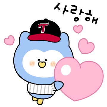 신한은행 X LG 트윈스 이모티콘