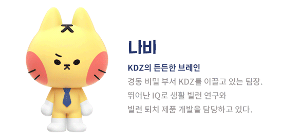 경동나비엔 KDZ 캐릭터 멤버 '나비' 소개