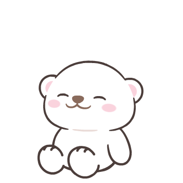 화이트 쿨고미 이모티콘