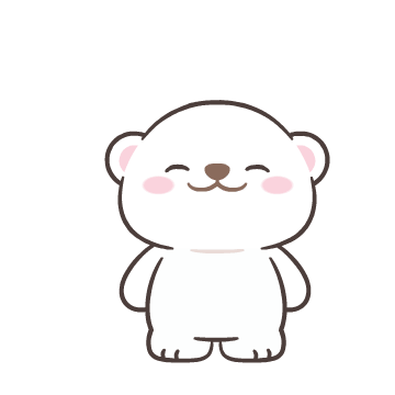 화이트 쿨고미 이모티콘